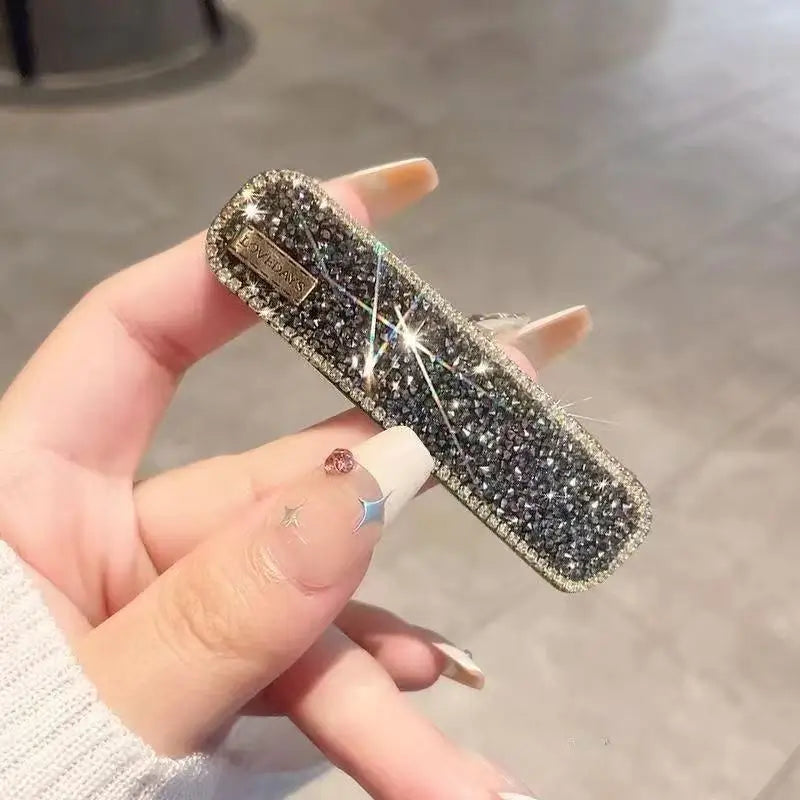 Diamond Hair Clip with Side Bangs and Broken Hair, BB Clip Clip, New Straight Clip