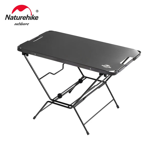 Naturehike Camping Table Outdoor Wood Storage Table Stainless Steel Outdoor Picnic Portable Multifunctional BBQ Stainless Steel