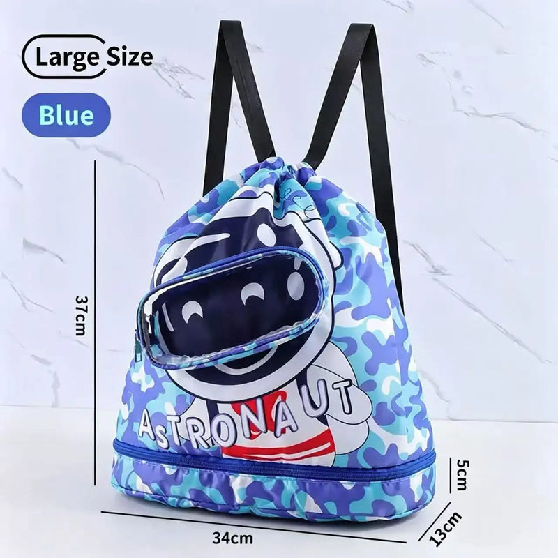New Waterproof Children's Swimming Bag with Dry Wet Separation Storage Backpack, Swimming Equipment Storage Bag, Storage Bag