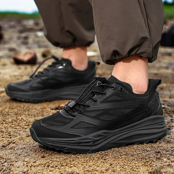Men women's casual sneakers four seasons new breathable light soft-sole hiking shoes fashion couple outdoor running sports shoes