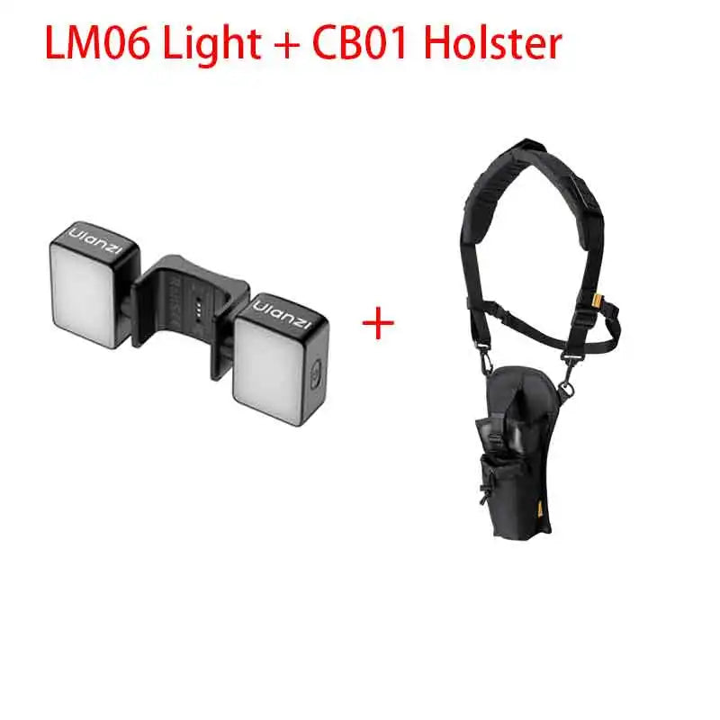 ភ្លើង បំពេញ ម៉ាញេទិក ពីរ Ulanzi LM06 5800K សម្រាប់ វីដេអូ DJI OSMO Pocket 3 4 ជាមួយ នឹង ការ បង្វិល 360° សម្រាប់ ការ ផ្សាយ ផ្ទាល់ Vlog