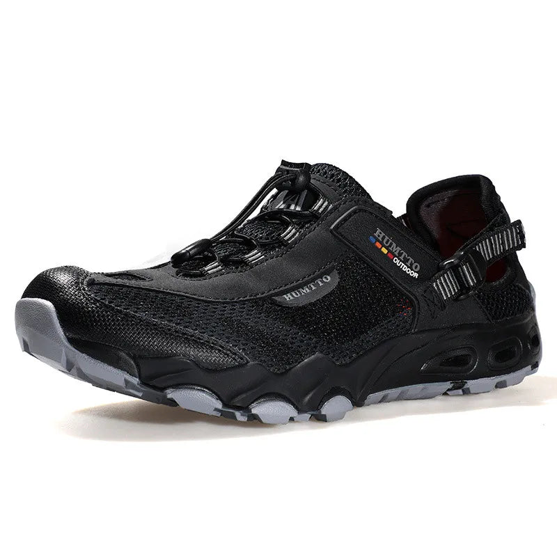HUMTTO Hiking Shoes Breathable Summer Beach Water Sneakers Men 2022 Trekking Outdoor Casual Shoes Mens Sports Sandals for Man