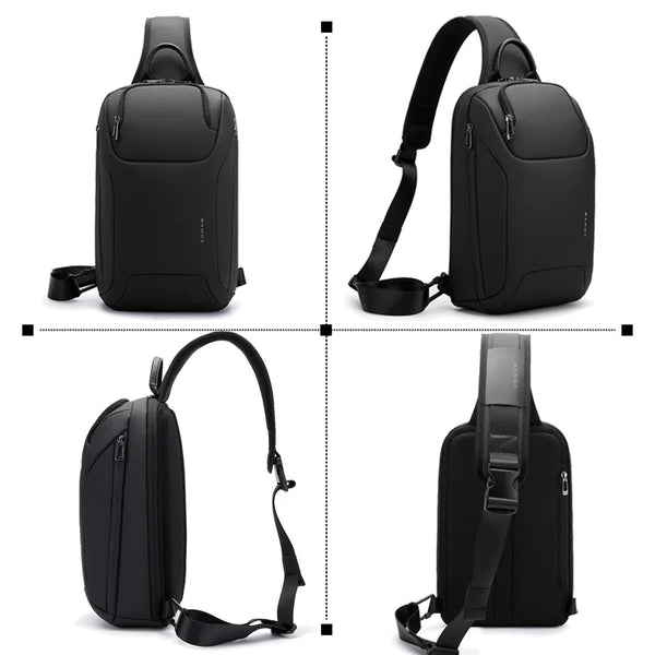 BANGE New Men Shoulder Bags Crossbody Fanny Packs Luxury Waist Pack Bag Sling Men's Shoulder Bags Crossbody Outdoor Cycling Bag