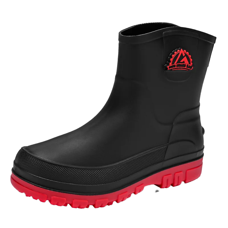 Men's rain boots four seasons new waterproof non-slip comfortable outdoor fishing shoes fashion Joker garden casual rain boots