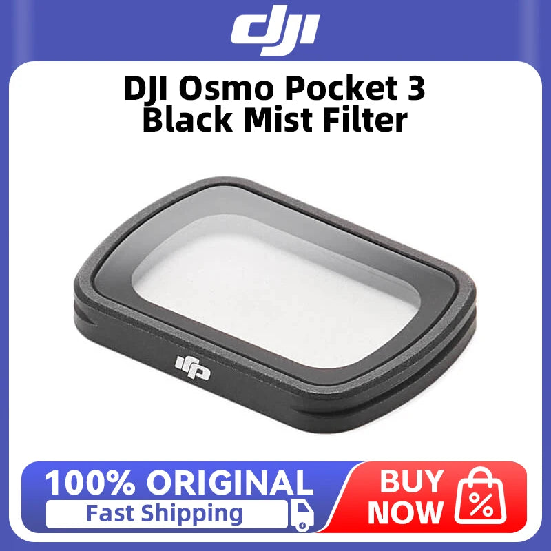 DJI Osmo Pocket 3 Black Mist Filter can control highlight flares, lower image sharpness for DJI Osmo Pocket 4