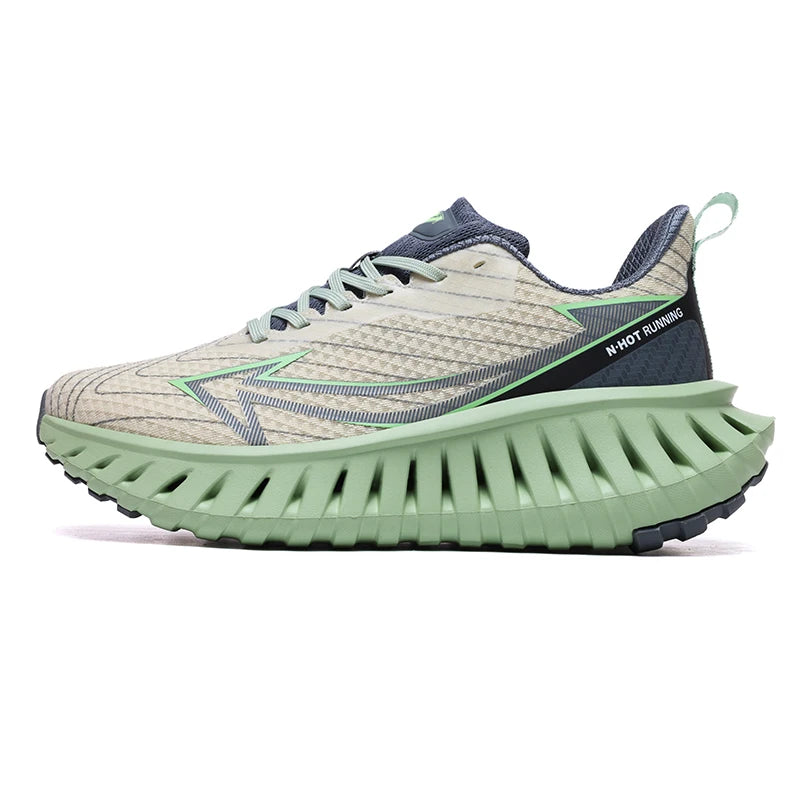 Mens Running Shoes Summer New Breathable Professional Marathon Training Sneakers Cushioning Flat Tennis Shoes for Man