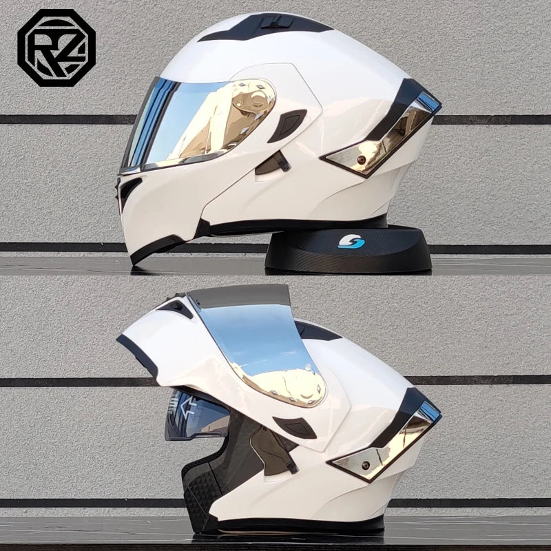 ORZ's latest modular flip helmet dual lens motorcycle helmet casco para moto motorcycle travel semi full helmet casque moto