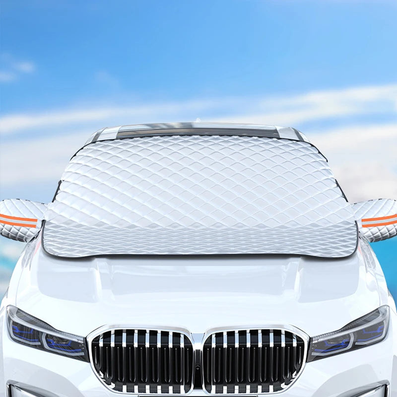 SEAMETAL Snow Cover Car Windshield Snow Sun Shade Waterproof Protector Automobile Strong Magnetic  Front Windscreen Car Covers
