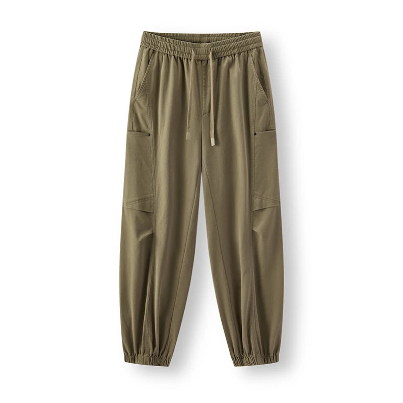 Semir Men Pants Cotton Twill Loose Tapered Jogger Soft Comfortable 2026 Autumn Casual Style Classic Everyday Trousers