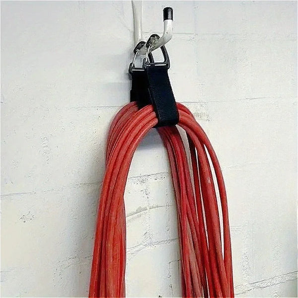 2PCS Heavy-Duty Nylon Garage Storage Hanging Hooks,Wall-Mounted Organizer for Hoses Ropes & Outdoor Gear with Triangle Clasp.