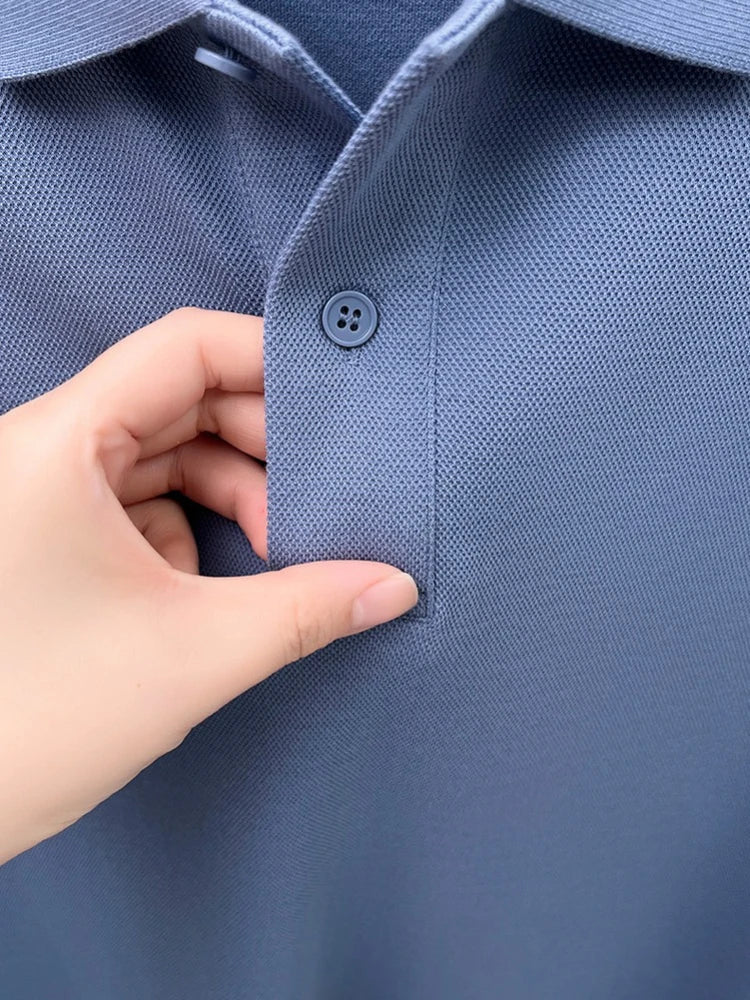 Premium Cotton Polo Shirt - Bright Yellow Green (17 Colors Available) | 260g Mercerized Pima Cotton | Classic Essential Style