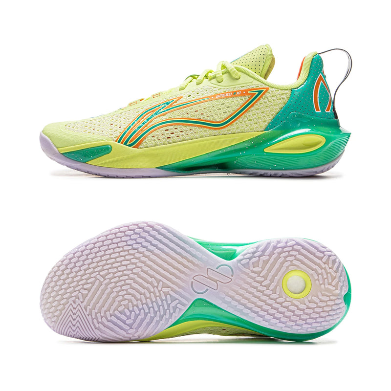 ស្បែកជើងបាល់បោះអាជីព Li-Ning បុរស SPEED XI ខ្នើយ BOOM មានផាសុកភាព ស្ថេរភាព ទ្រទ្រង់ ស្បែកជើងប៉ាតា LiNing ប្រឆាំងនឹងការរអិល ABAV031