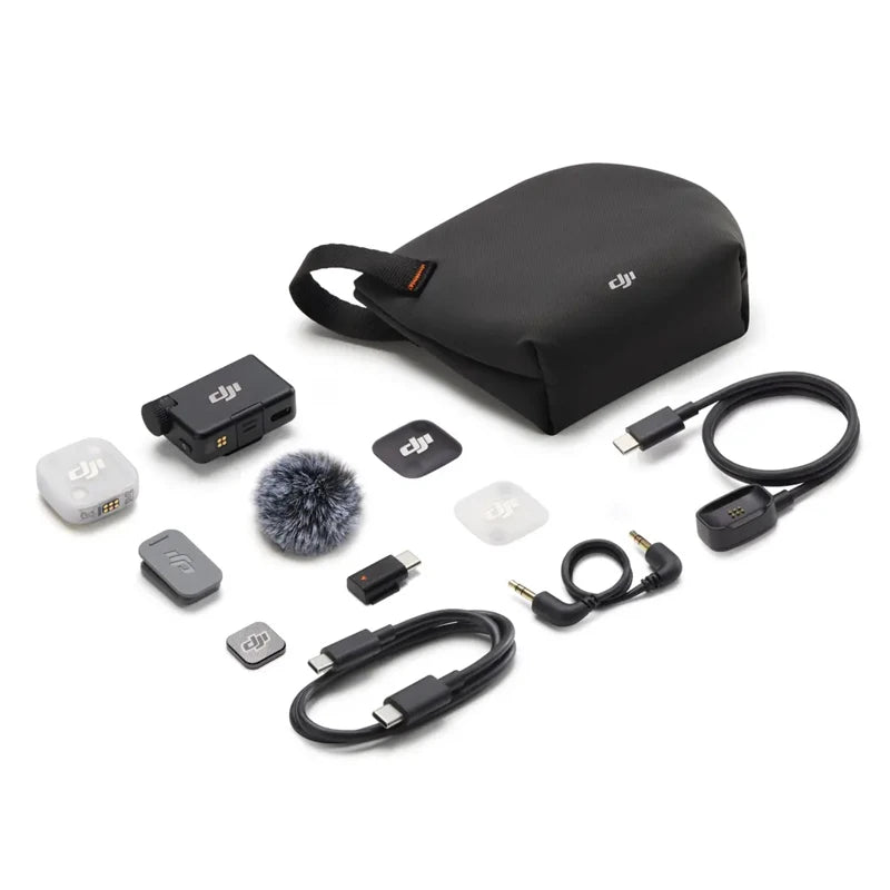 DJI Mic Mini 2 Lightweight & Versatile, Compact Storage High-Quality Audio Two-Level Noise Cancelling 48-Hour Operating Time
