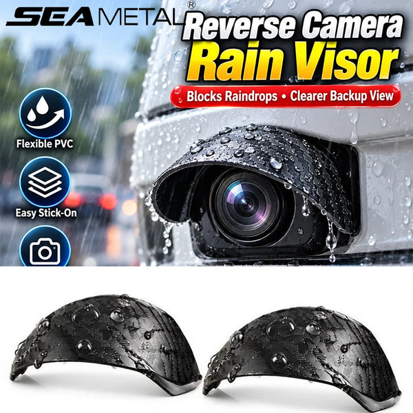 SEAMETAL 2/4PCS Car Camera Lens Protector Waterproof Dust-proof Car Rear View Backup Camera Cover Rain Shield Car Accessories