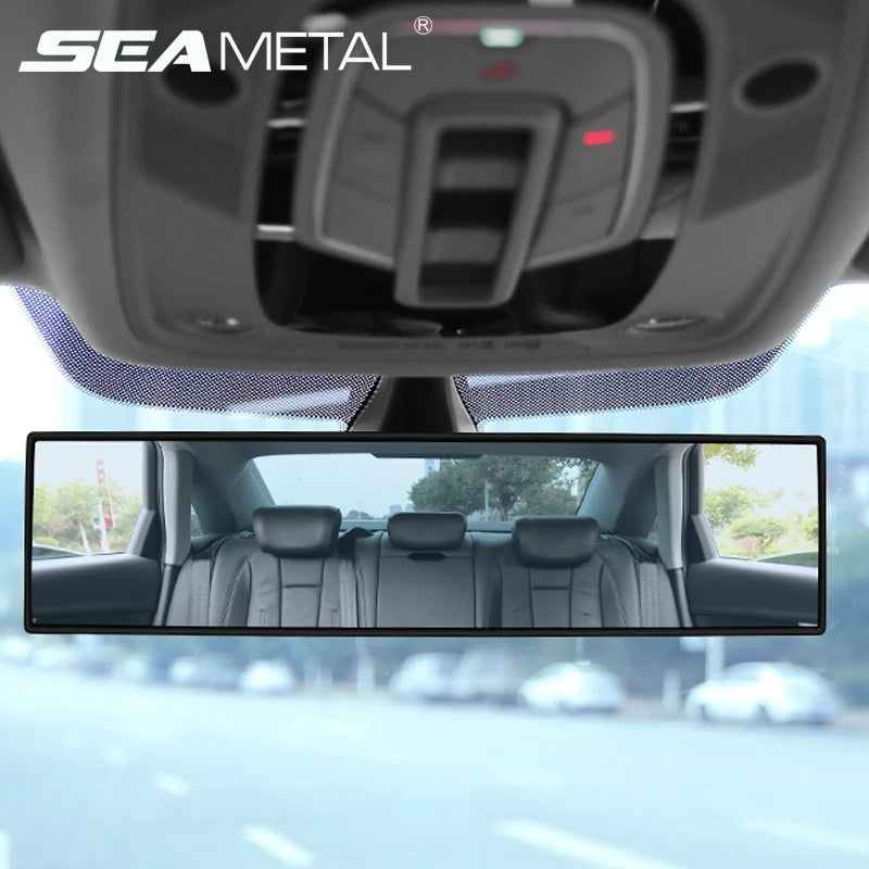 SEAMETAL Universal Anti glare Wide Angle Convex Rearview Mirror Car Interior Rear View Baby Child Seat Watch Sun Visor Goggle