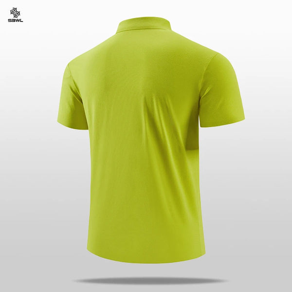 SBWL Summer New High-Quality Men's Sports POLO Shirts and Fashion Casual Short-Sleeved T-Shirts Tops