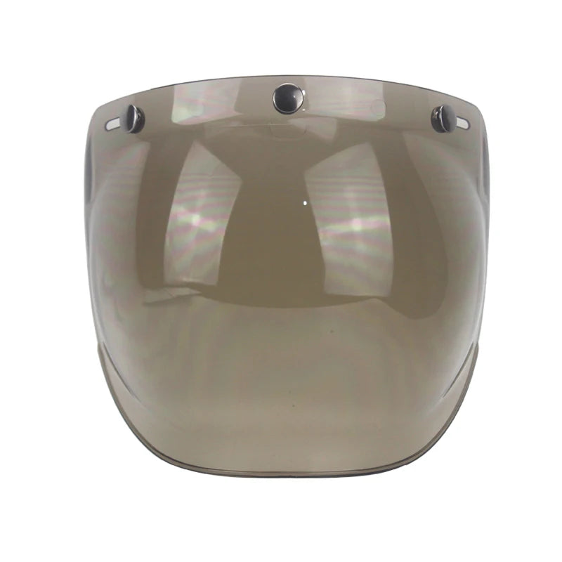 Motorcycle helmet sun shield / 3/4 motorcycle helmet lens bubble sun visor / retro helmet lens windshield / 12 colors optional