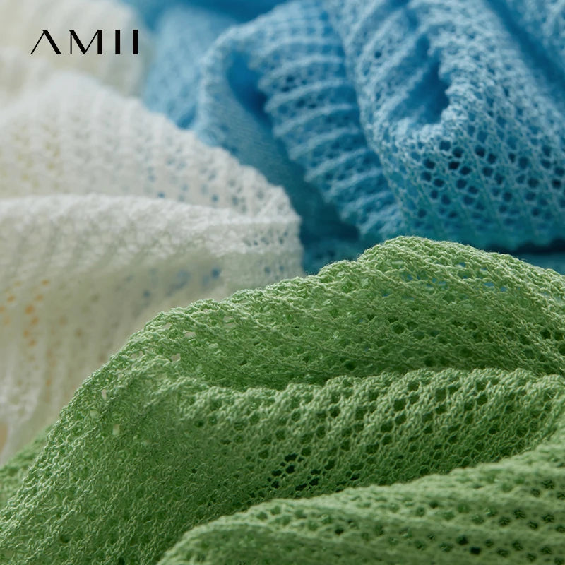 អាវយឺតកមូលសម្រាប់នារី Amii Minimalist រដូវក្តៅឆ្នាំ ២០២៦ ថ្មី ដៃខ្លីស្តើង រលុង សម្រាប់ធ្វើដំណើរ 12542049