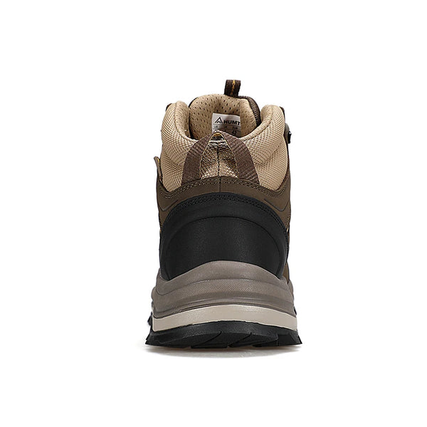 HUMTTO Genuine Leather Outdoor Men's Sports Shoes Non-slip Hiking Shoes for Men Winter Safety Sneakers Breathable Trekking Boots