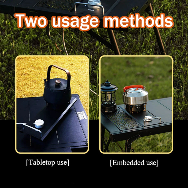 Camping IGT 0.5UNT Gas Stove Folding Outdoor Camping Equipment Table Stove One Lick Ignite High Firepower Burner