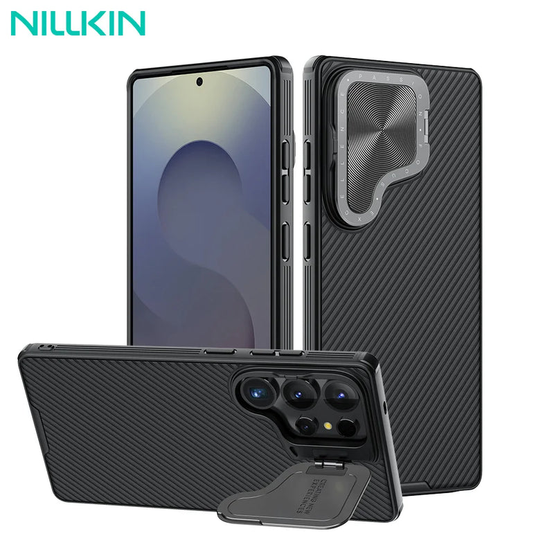 NILLKIN For Samsung Galaxy S25 Ultra Case CamShield Prop With Camera Protection Shockproof Back Cover For Samsung S25 Ultra Case