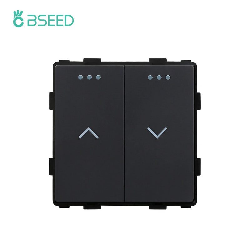 BSEED EU Wall Plastic Panel With Double Internet Socket CAT5 RJ45 ST TV USB Function Parts Power Socket DIY Free Combination