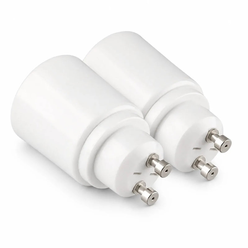 អាដាប់ទ័រ JOYINLED 10PCS GU10 ទៅ E27, ឧបករណ៍បម្លែងរន្ធវីស GU10 ទៅ E27 អេឌីសុន, អាដាប់ទ័រទ្រអំពូល LED សម្រាប់អំពូល LED CFL Halogen