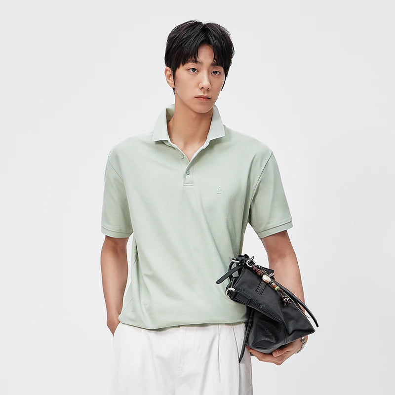 Semir Mens Polo 2026 Classic Lapel Knitted Moisture Wicking Quick Dry Cool Feeling Antibacterial