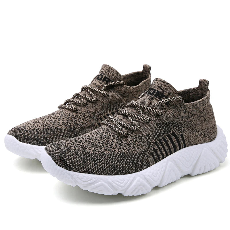 Unisex Sports Shoes Light Rebound Mesh Breathable Soft Sole Comfort Outdoor Running Fitness Shoes Fashion Versatile Tennis Shoes