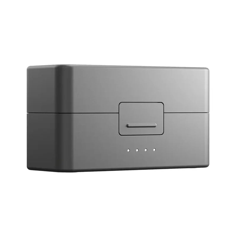 DJI Mic 3 Charging Case Pairs receiver and transmitters and charges them, providing up to 28 hours of operation