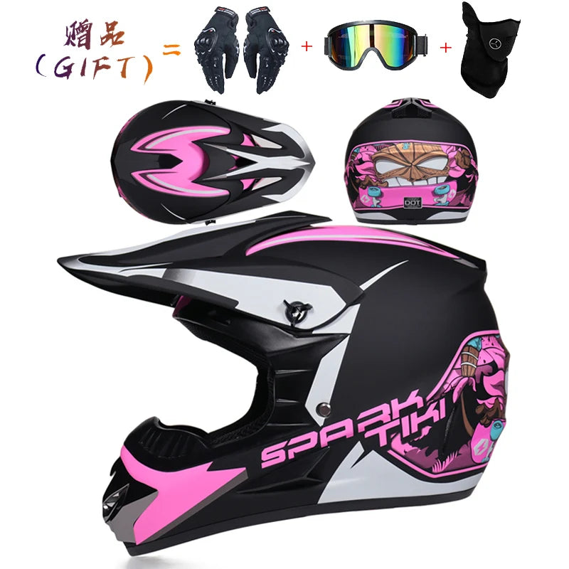 fiery Motocross Helmet Off Road Professional ATV Cross Helmets MTB DH Racing Motorcycle Helmet Dirt Bike Capacete de Moto casco