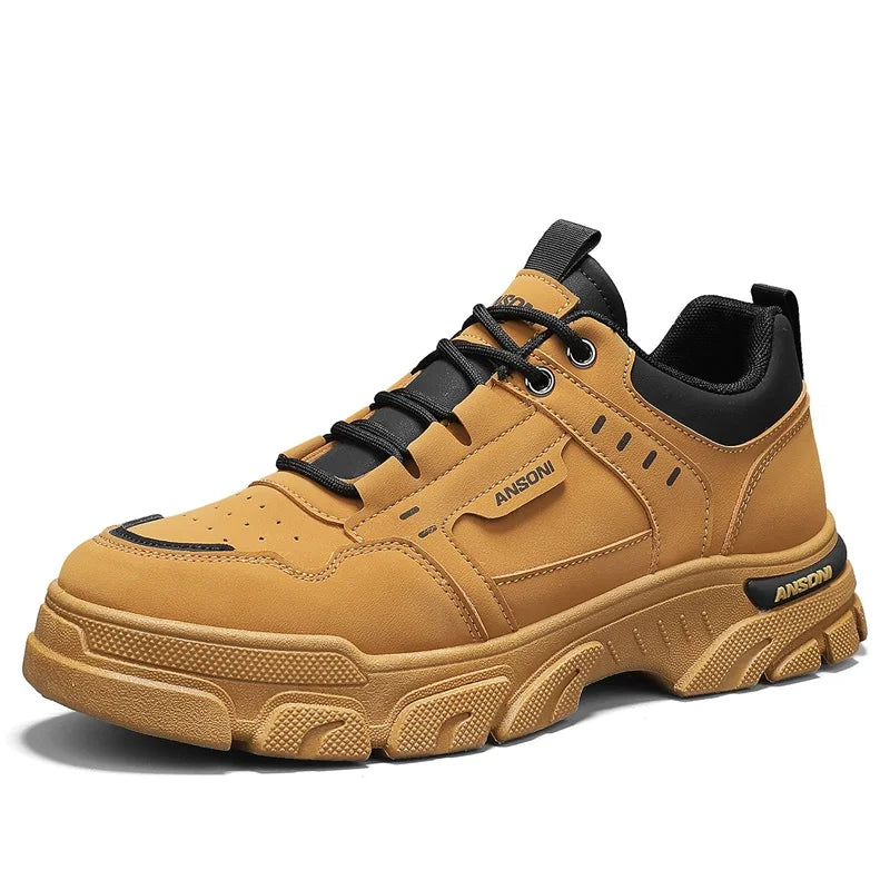 Men's casual sports shoes four seasons soft-soled non-slip outdoor running shoes tooling labor protection shoes fashion sneakers