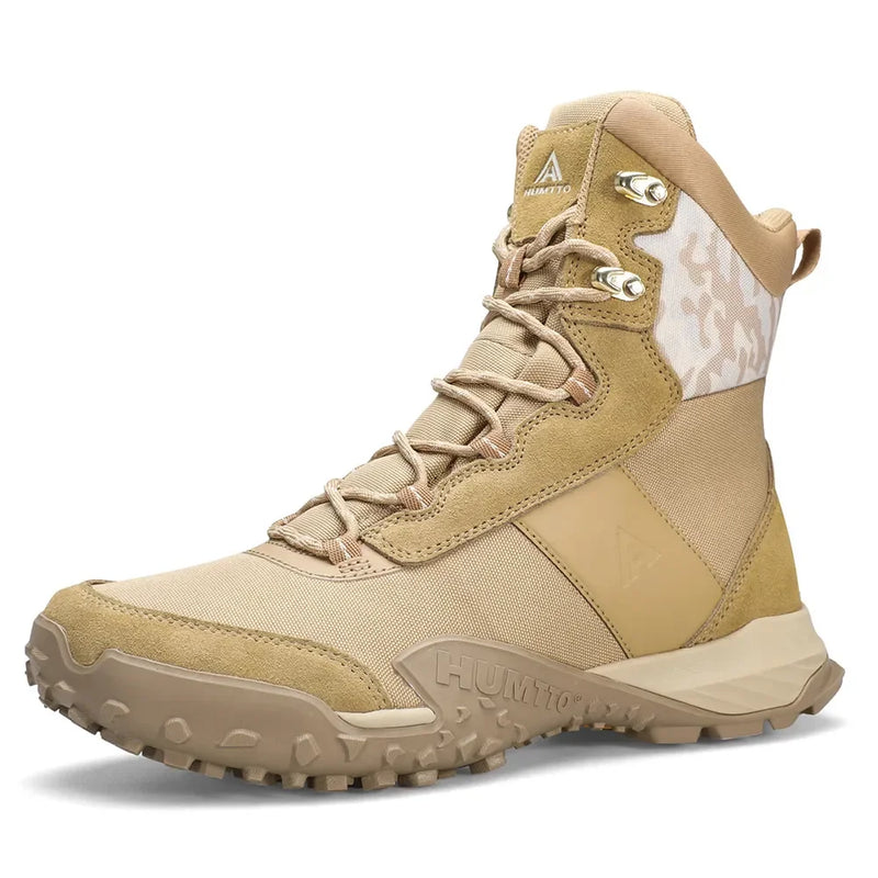 HUMTTO Hiking Men's Sports Shoes Anti-slip Military Boots Winter Trekking Shoes for Men 2023 Breathable Outdoor Work Sneakers