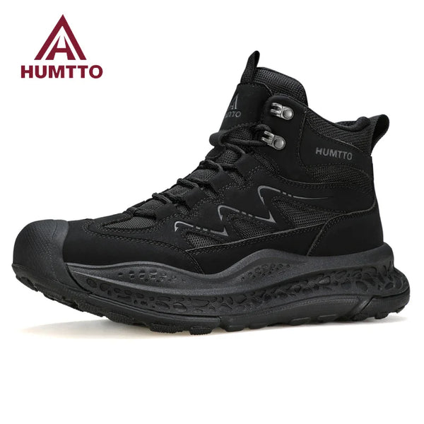 HUMTTO Breathable Hiking Shoes for Men Non-slip Trekking Boots Outdoor Men's Lightweight Sports Shoes Walking Designer Sneakers