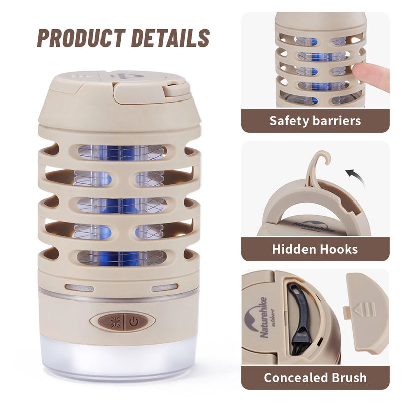 Naturehike Camping Light Mutifunctional Outdoor Insect Repellent Lamp Camping Fishing Tent Lighting Lamps