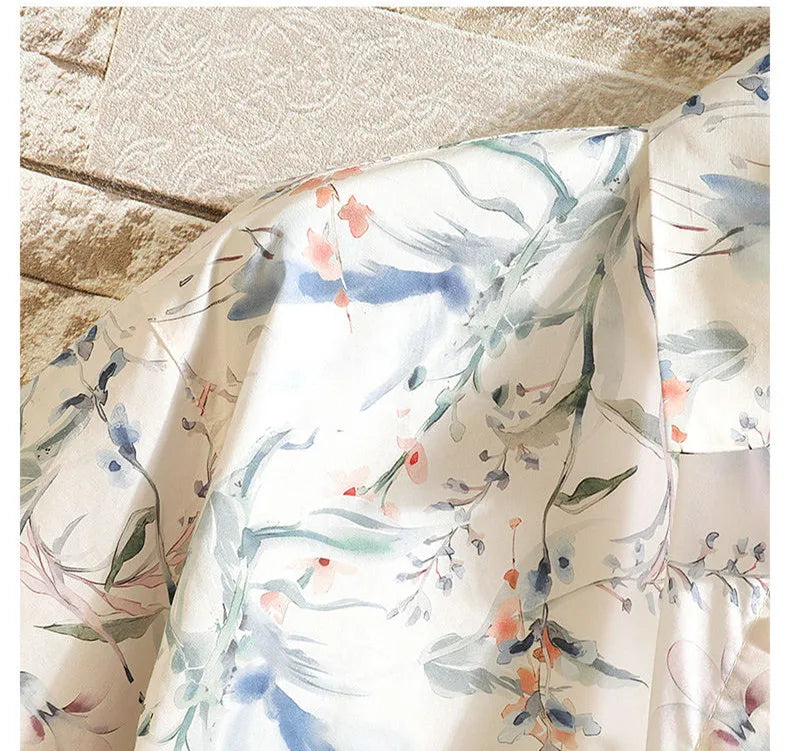Summer Men's Short-sleeve White Printed Shirt, a Stylish and Casual Cotton Shirts, Available in Blue, Green, and Orange.