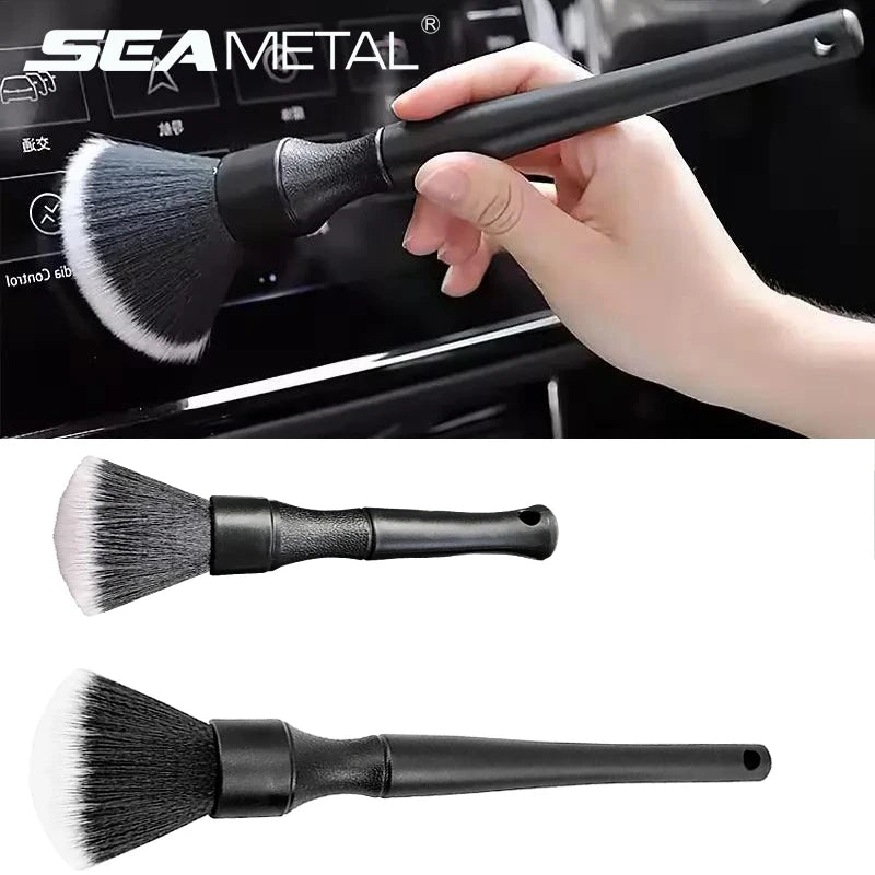 SEAMETAL Car Interior Cleaning Brush Soft Bristle Auto Air Outlet Detailing Brush Set Dust Removal Brushes for Car Clean Tools