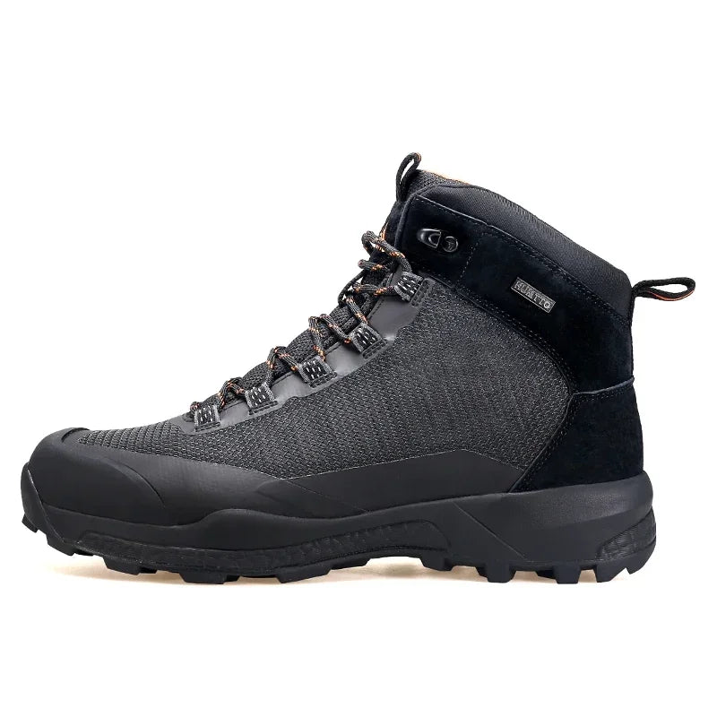HUMTTO Hiking Boots for Men 2025 Breathable Trekking Shoes Outdoor Camping Men's Sports Shoes Winter Rubber Safety Sneakers Man
