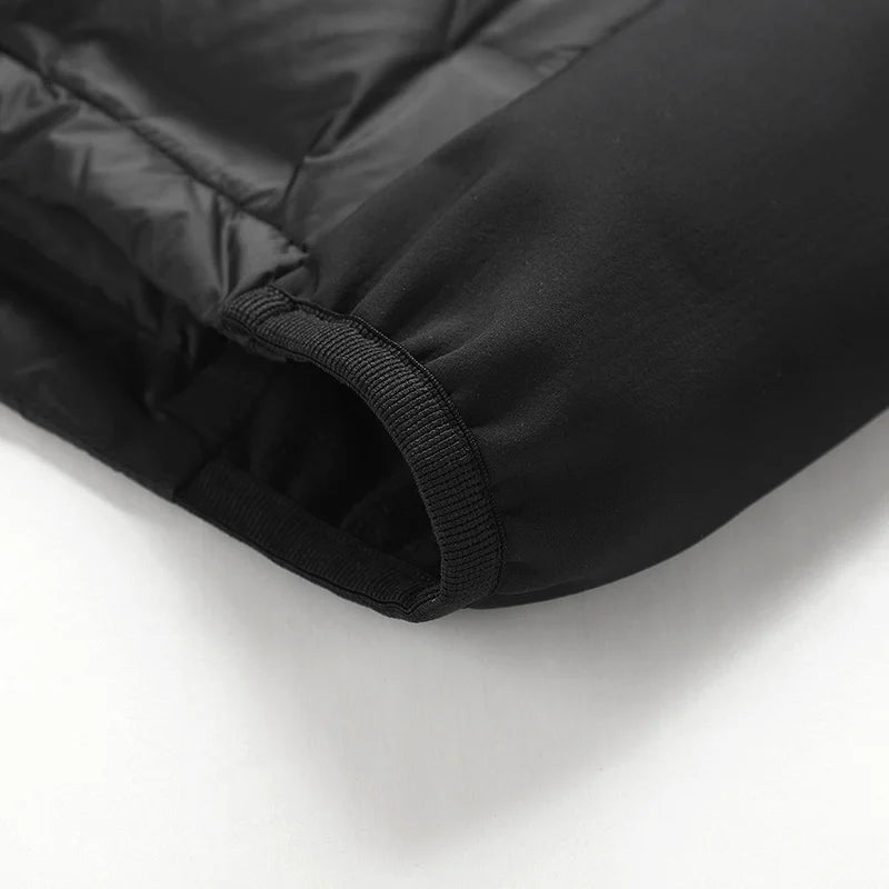 Lightweight Men's Down Jacket with 90% Duck Down Fill, Warm Winter Outerwear Coat Navy Blue (5 Colors) S-3XL