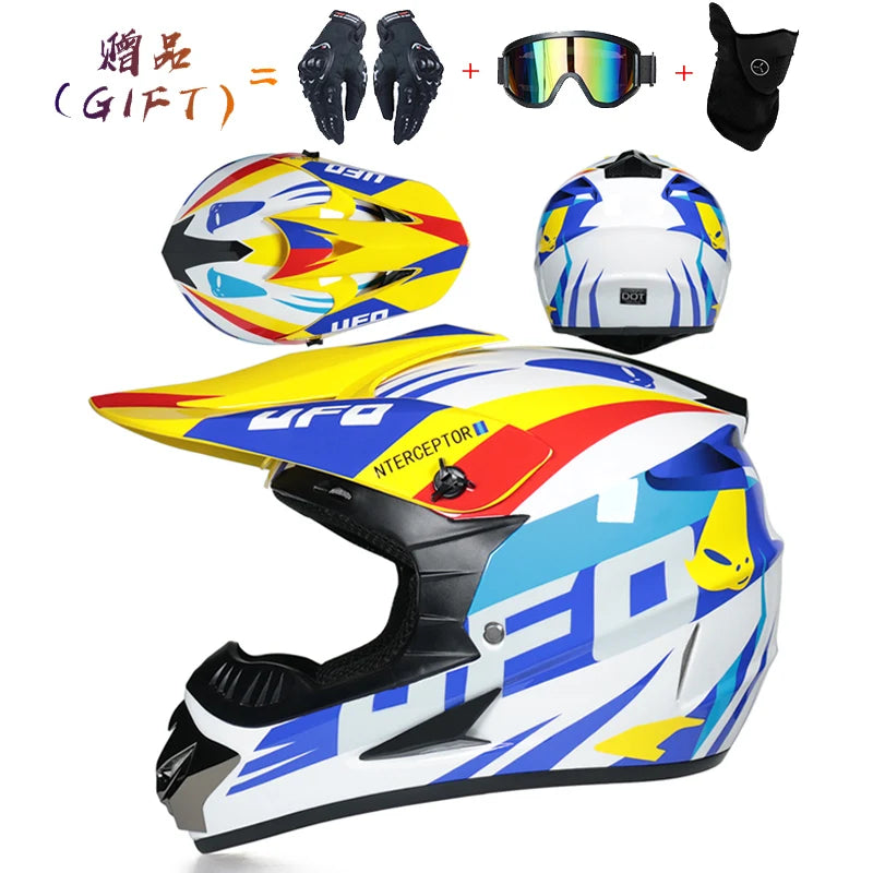 fiery Motocross Helmet Off Road Professional ATV Cross Helmets MTB DH Racing Motorcycle Helmet Dirt Bike Capacete de Moto casco