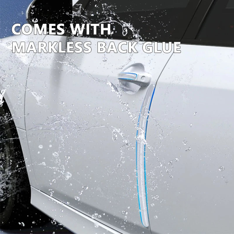 SEAMETAL 4PCS Car Door Anti-Collision Strip Universal Auto Door Edge Guard Anti Scratch Protector Stickers for Car Accessories