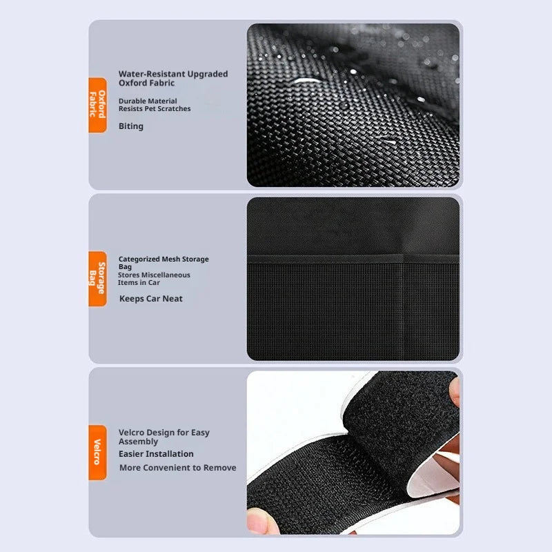 SEAMETAL Anti Scratch Dog Car Door Guard Waterproof Oxford Vehicle Door Protector Cover for Dog Pet Travel Car Accessories