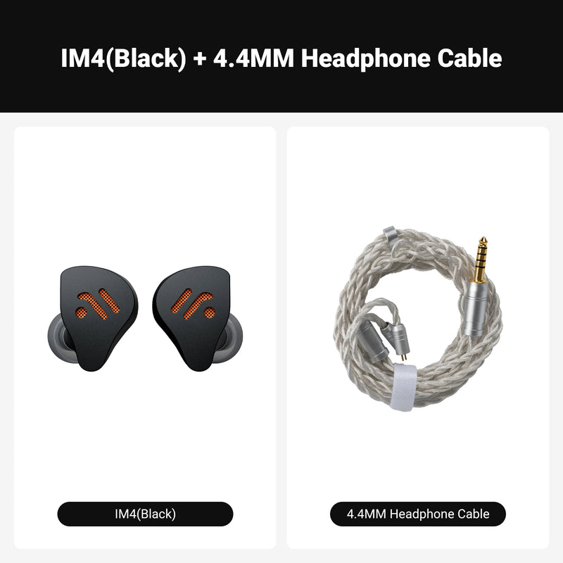 កាសស្តាប់ត្រចៀក Fosi Audio IM4 Hifi មានខ្សែ កាសស្តាប់ត្រចៀក Open-Back Dynamic Drivers IEM សម្រាប់តាមដានតន្ត្រី និងលេងហ្គេម