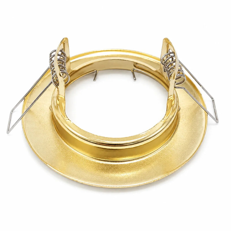 JOYINLED Gold Recessed Downlight Frame Trim Ring 1/2/10PCS GU10 MR16 Spotlight Holder Fitting 60mm Cut Out Ceiling Lamp