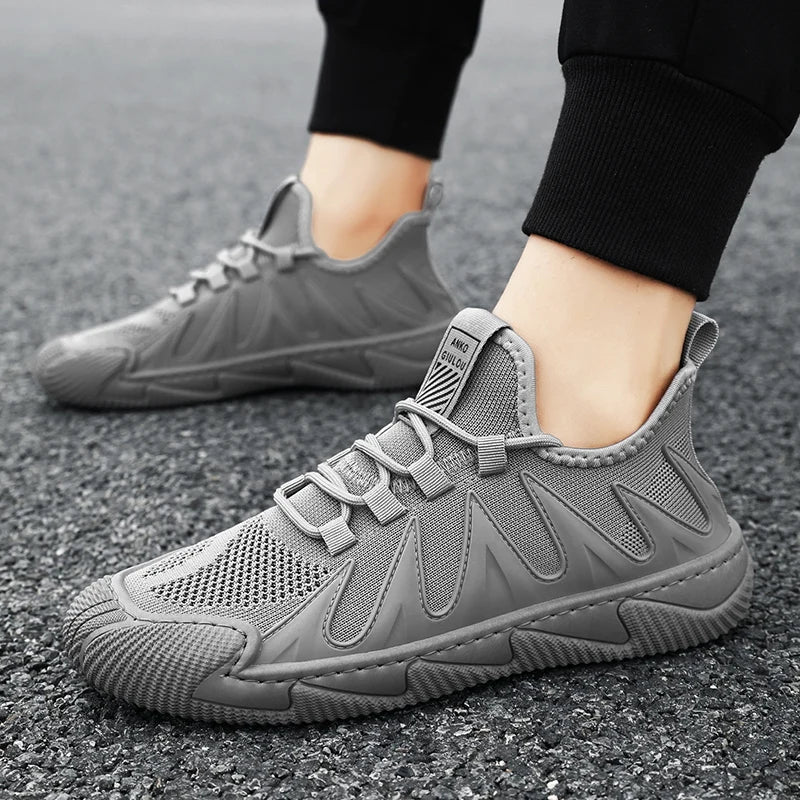 Men's sneakers casual light mesh sports shoes four seasons fashion outdoor soft sole Anti slip Breathable comfort running shoes
