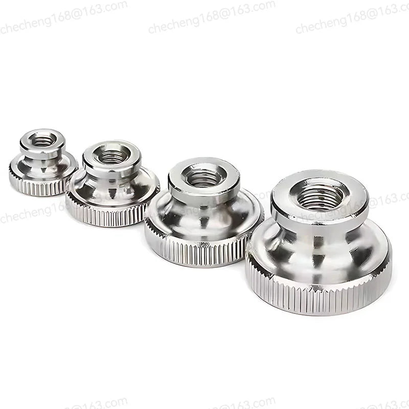 1-2PCS 304 Stainless Steel Hand Nut GB806 High Head Knurled Thumb Nut Advertising Decorative Nail M2 M2.5 M3 M4 M5 M6 M8 M10 M12