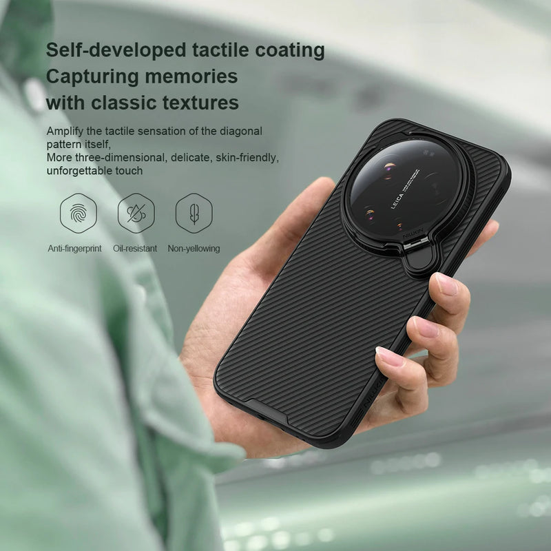 NILLKIN For Xiaomi 17 Ultra Magsafe Case CamShield Prop With Lens Protection Magnetic Wireless Charging Cover For Mi 17 Ultra