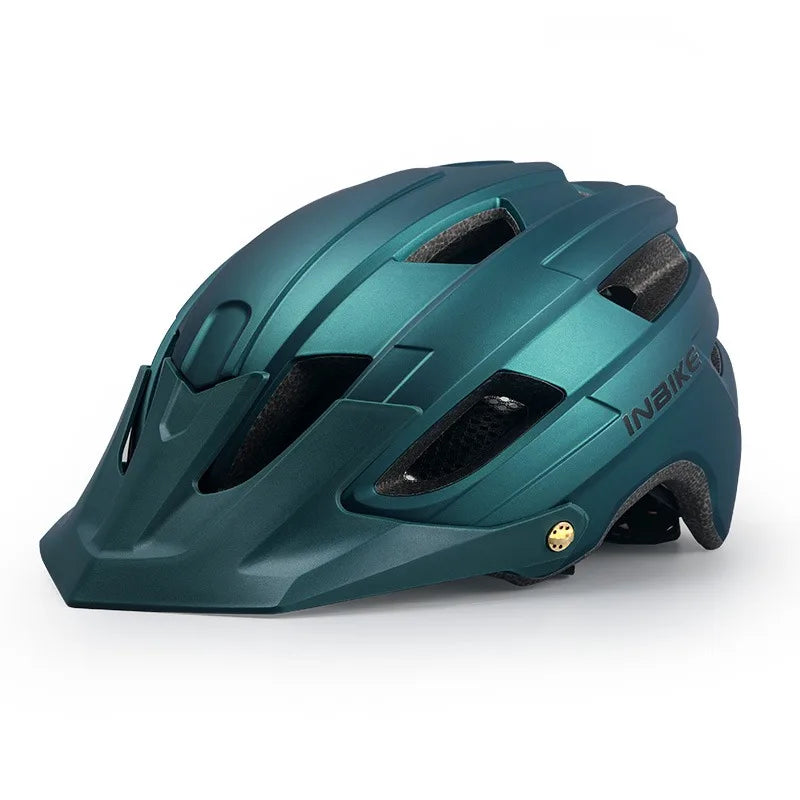 INBIKE Bicycle Riding Helmet With USB Rechargeable LEDRear Light Mountain Road Bike Helmet For Men Women MTB Cycling Accessories