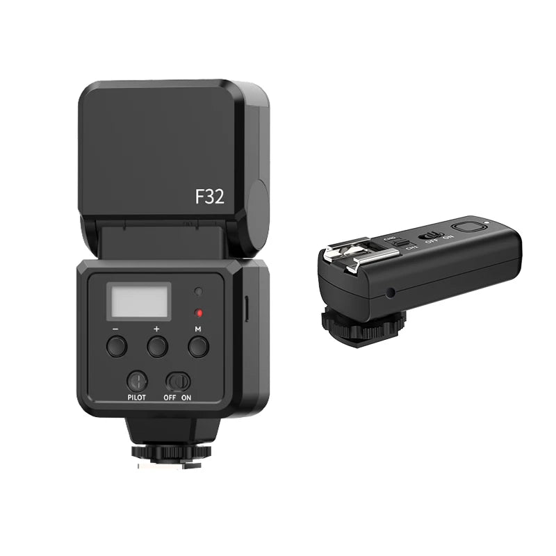 ភ្លើង Flash Ulanzi F32 សម្រាប់កាមេរ៉ា SPEEDLITE GN32 ឥតខ្សែ សម្រាប់កាមេរ៉ា Sony Canon Nikon Panasonic Olympus DSLR