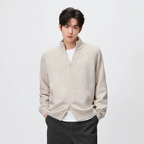 អាវយឺតបុរស Semir ប៉ាក់រាងរលុងដៃអាវ Raglan ដៃអាវរដូវស្លឹកឈើជ្រុះឆ្នាំ ២០២៦ អាវយឺតគូស្នេហ៍ស្ទីលស្រទាប់ទន់ប្រចាំថ្ងៃ